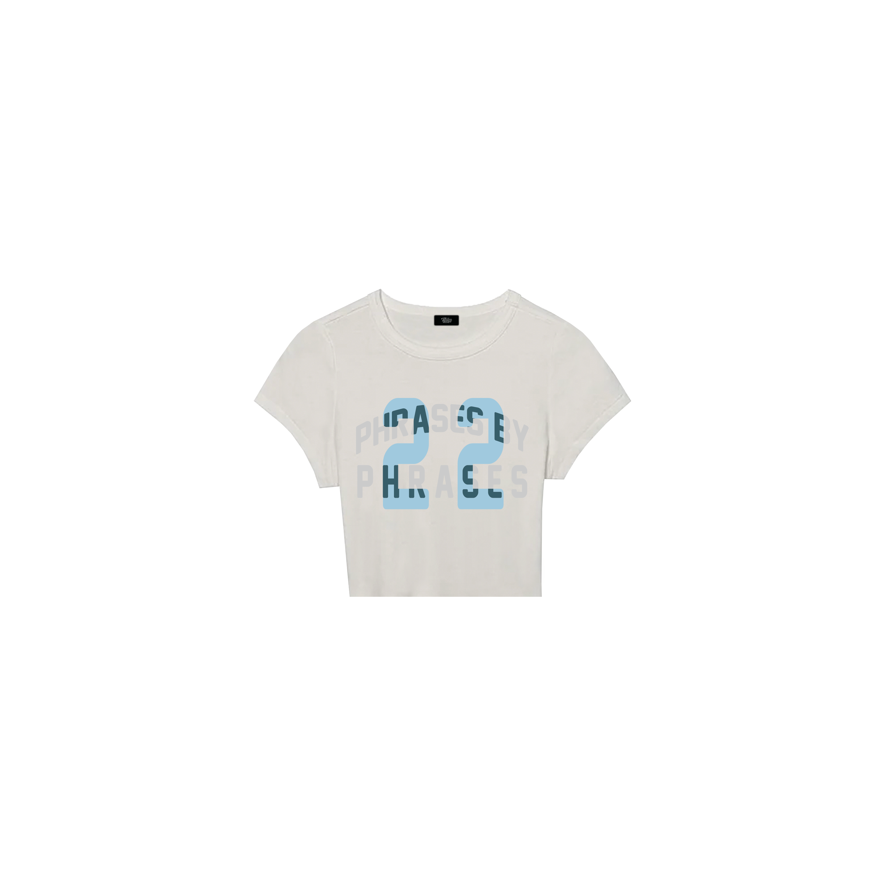 White '22 Jersey Baby Tee