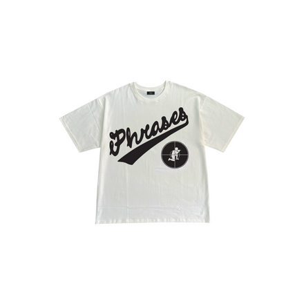 White Script Tee